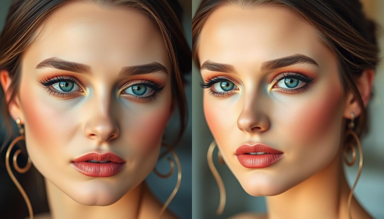 Makeup for warm vs. cool brunette tones